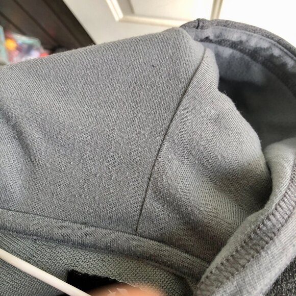 [TEEN XL 13-15yo] CONVERSE Chuck Taylor All Star Youth Hoodie Gray Sweatshirt - Picture 3 of 5